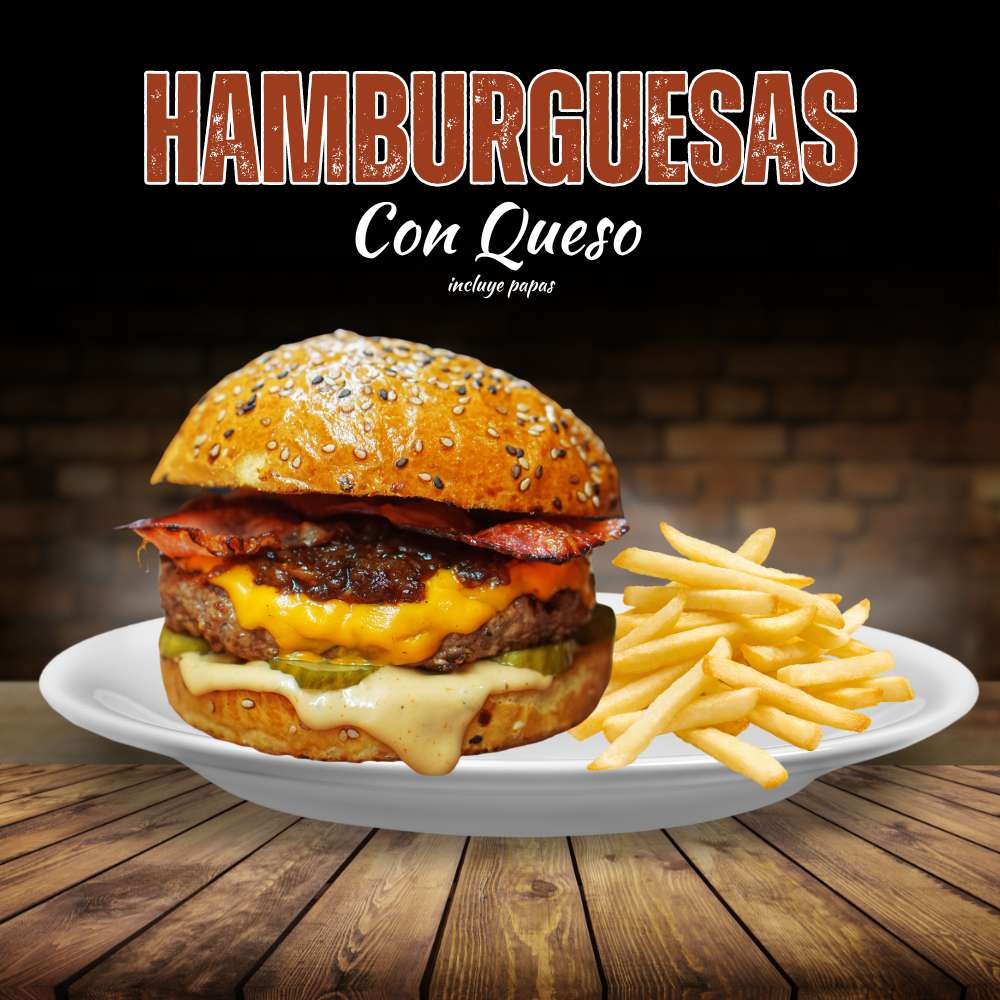 Hamburguesa con Queso
