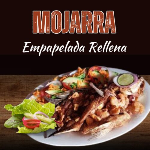 Mojarra empapelada rellena