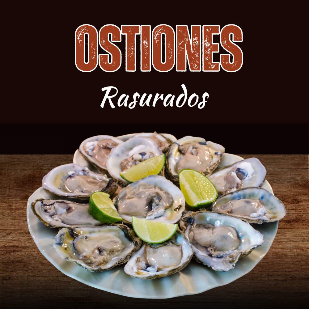 Ostiones rasurados