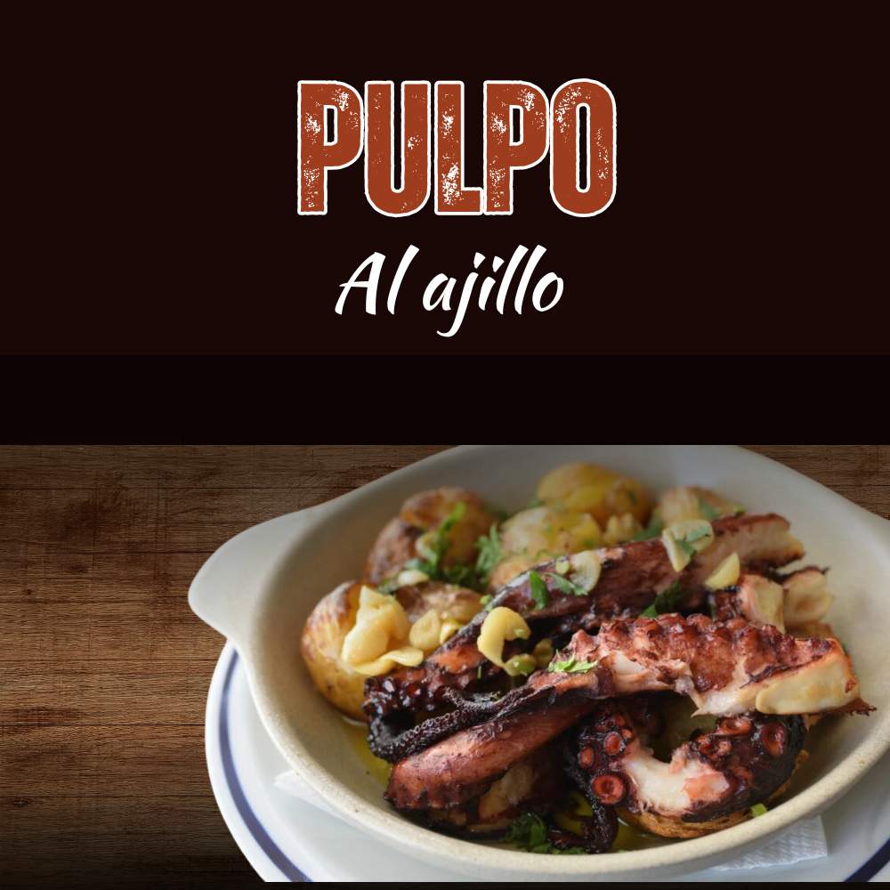 Pulpo al Ajillo