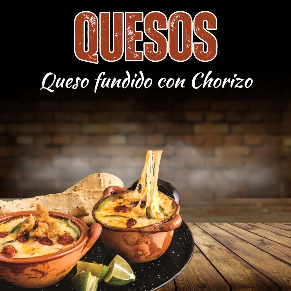 Queso Fundido con Chorizo