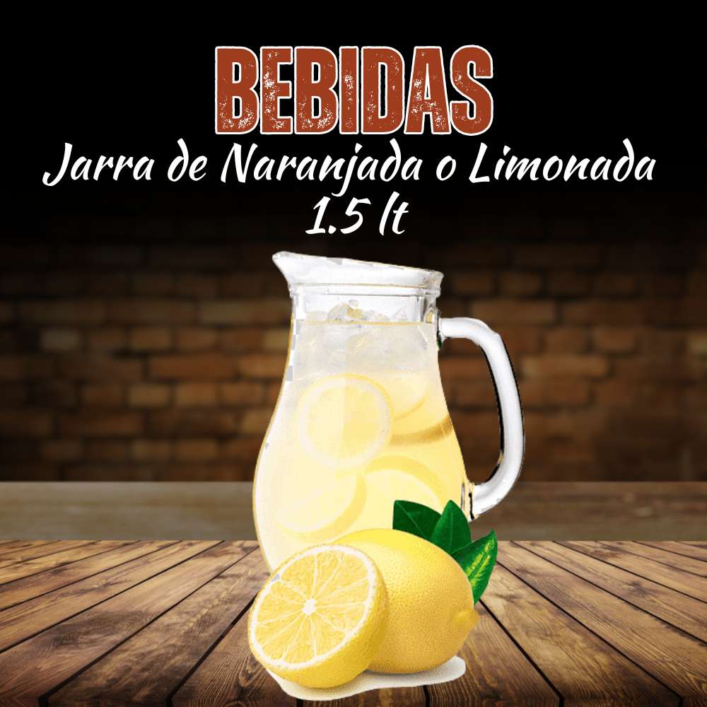 Jarra de Limonada o Naranjada de 1.5Lt