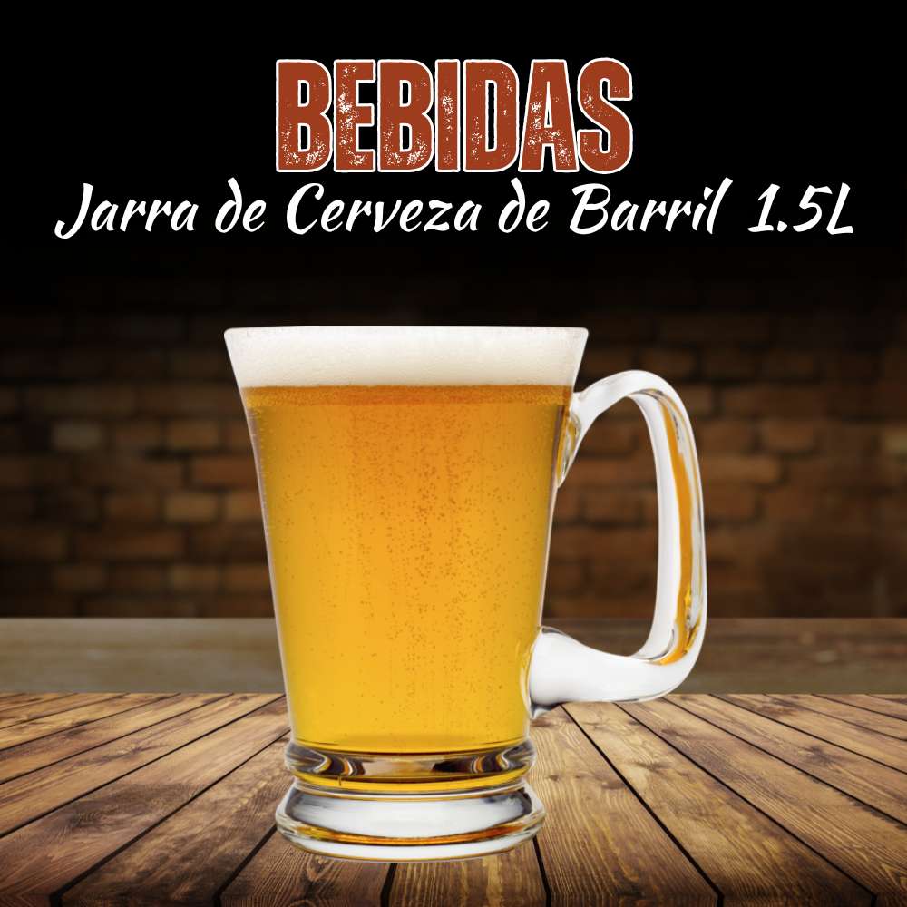 Jarra de Cerveza de Barril  1.5L