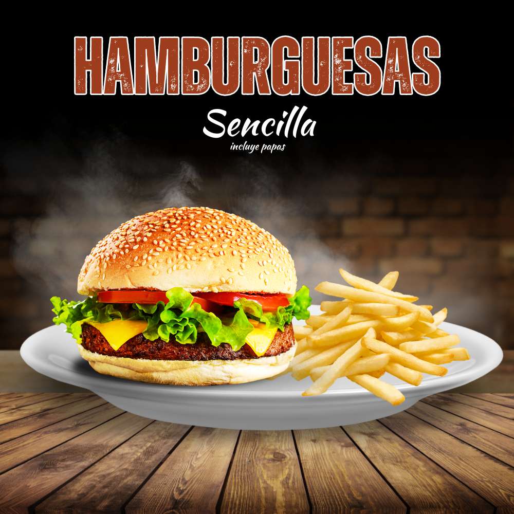 Hamburguesa Sencilla