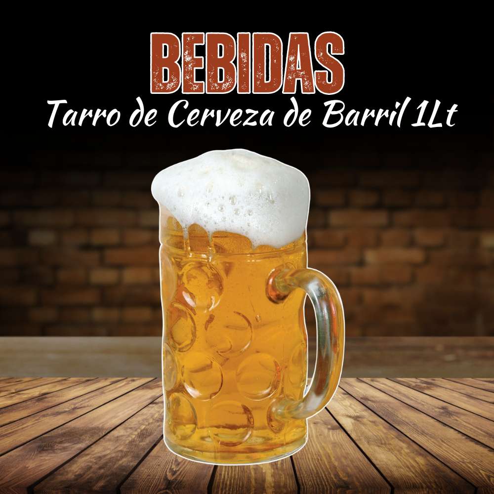 Tarro de Cerveza de Barril 1Lt